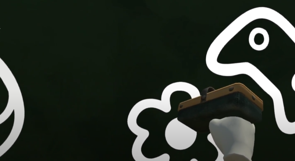 School adaptation game - whiteboard interaction